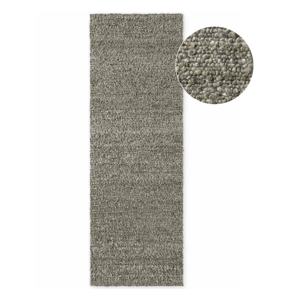 Zöld kézi szövésű buklé futószőnyeg 80x200 cm Notting Hill Portobello – Ted Baker