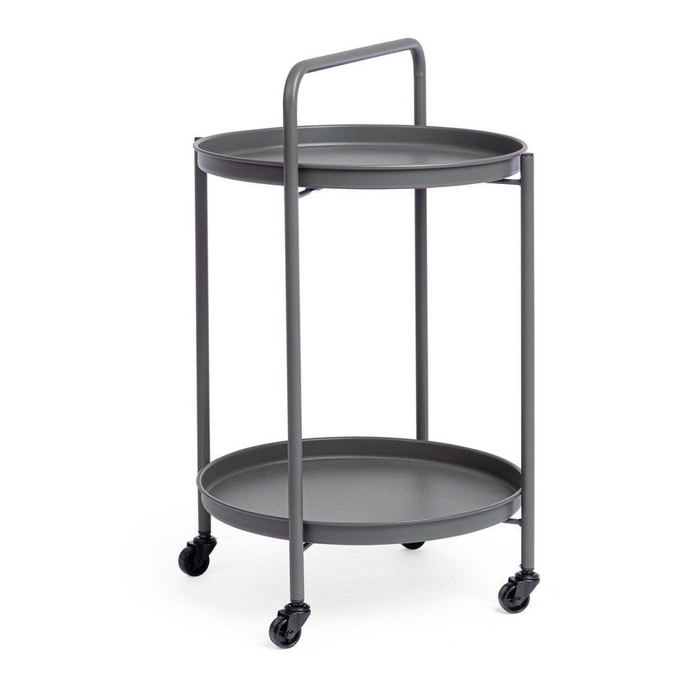 Acél zsúrkocsi ø 44