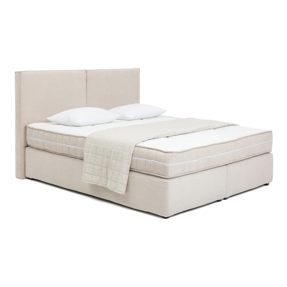 Bézs boxspring ágy 160x200 cm Olia Bold – Bonami Selection