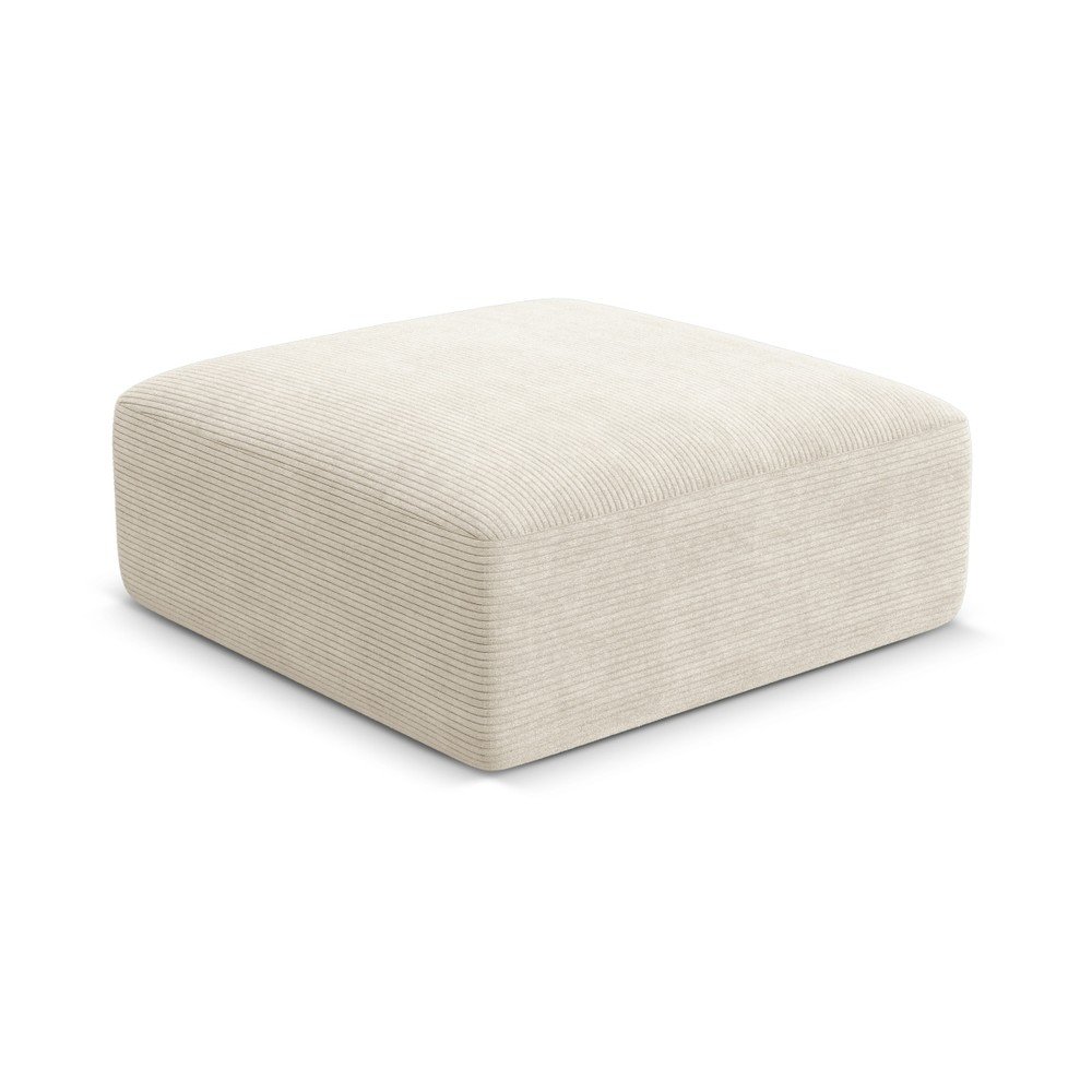 Bézs kordbársony lábtartó Campi – Cosmopolitan Design