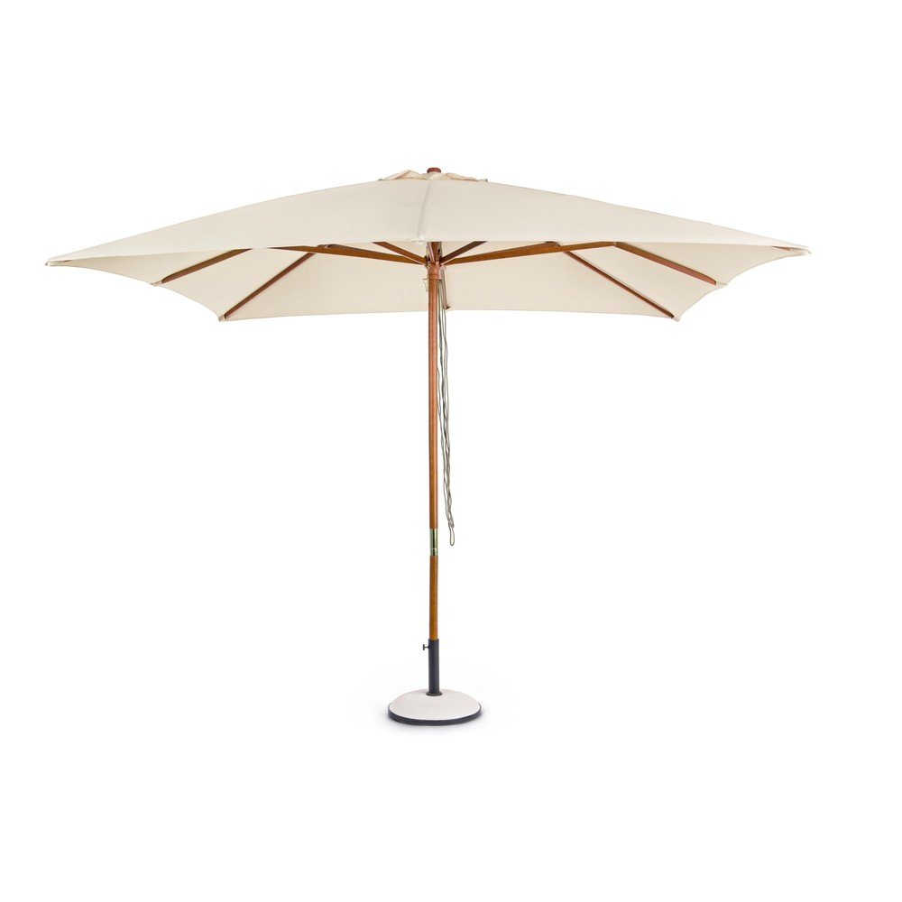 Bézs napernyő ø 300 cm Syros – Bizzotto