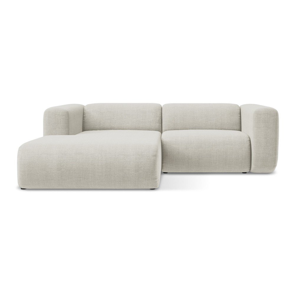 Bézs sarokkanapé (bal oldali-heverő résszel) Ekahi – Makamii