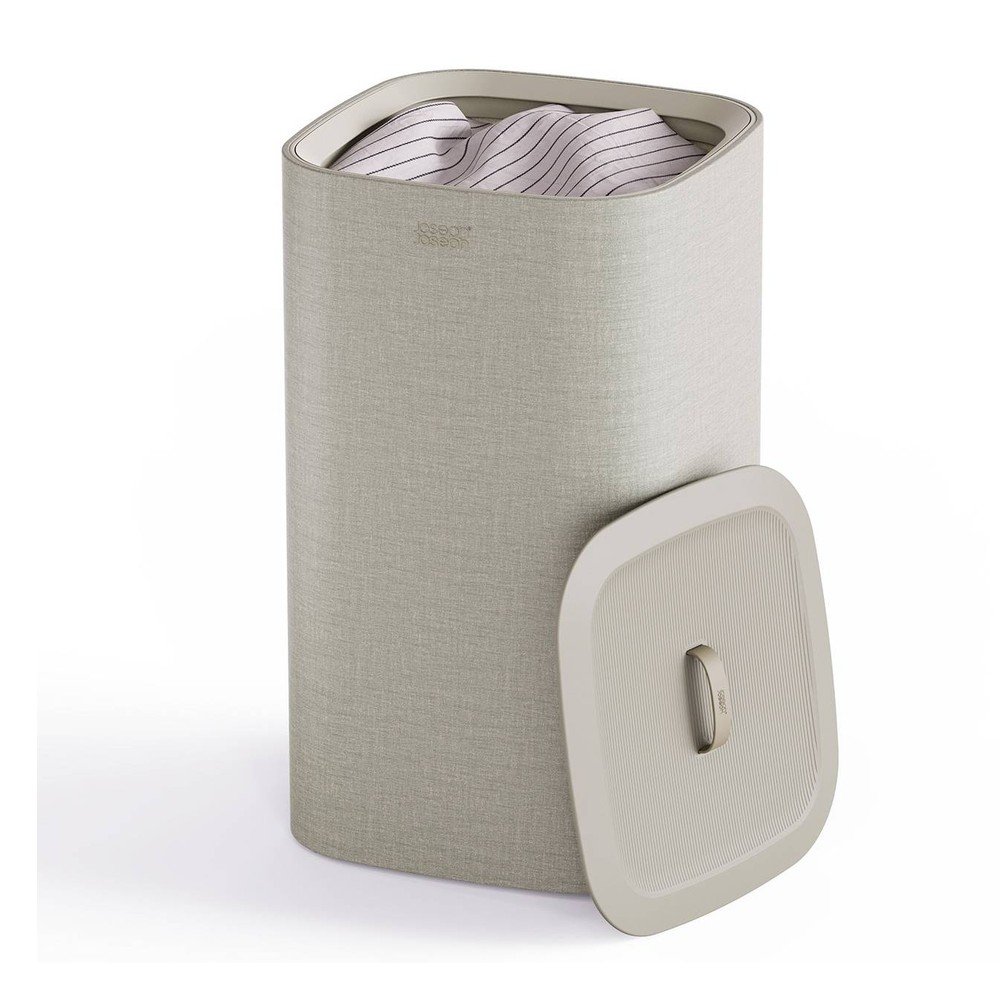 Bézs textil szennyeskosár 60 l Tota One – Joseph Joseph