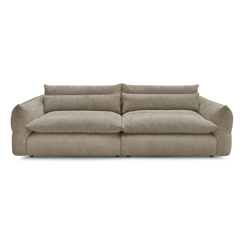 Bézs zsenília kanapé 276 cm Neil – Bobochic Paris