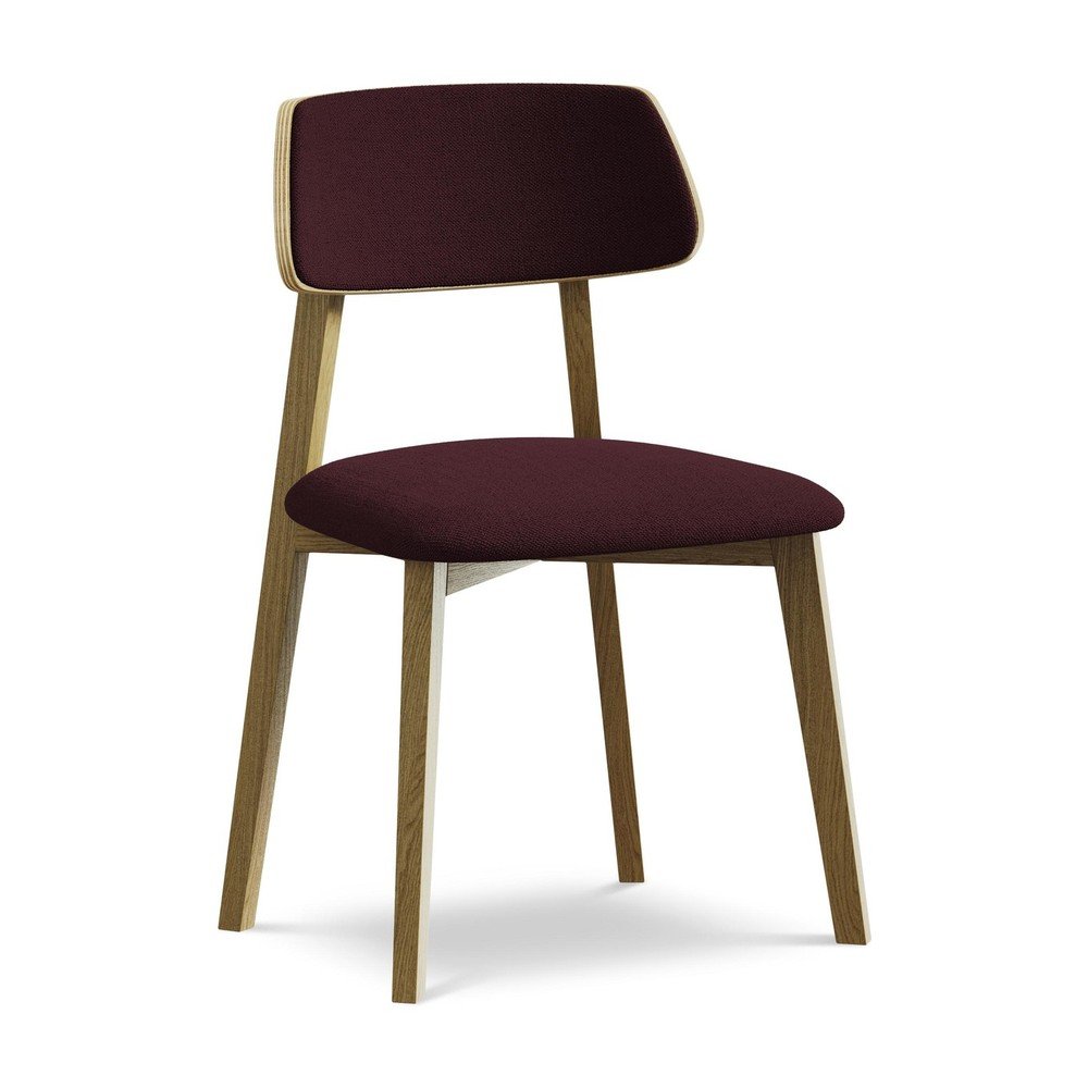 Borvörös tömörfa étkezőszék Niu – Makamii