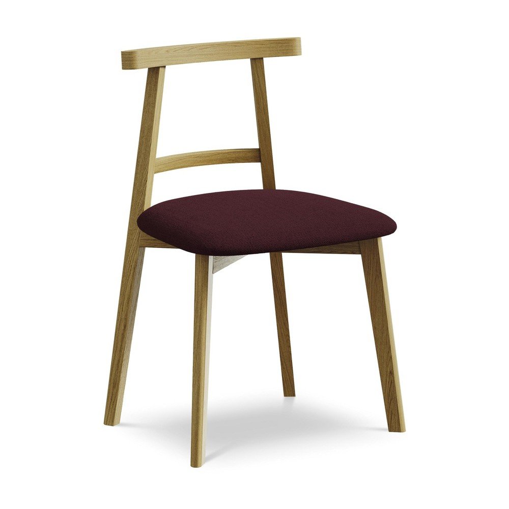 Borvörös tömörfa étkezőszék Ohelo – Makamii