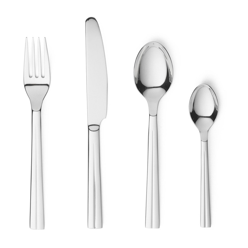 Ezüstszínű rozsdamentes acél evőeszköz készlet 16 db-os Grand Cru – Rosendahl