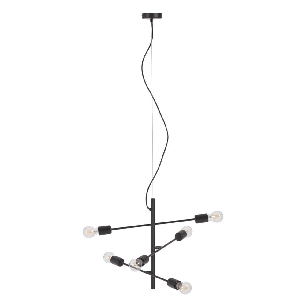 Fekete függőlámpa ø 55 cm Spica – Kave Home