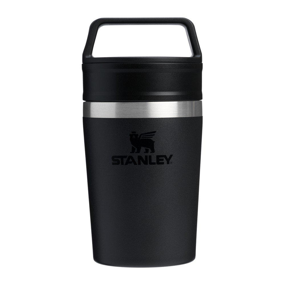 Fekete rozsdamentes acél termobögre 230 ml Café-To-Go Travel Mug Black 2.0 – Stanley