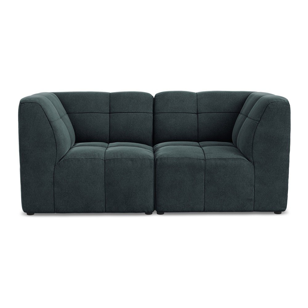 Kék bársony kanapé 180 cm Aloha – Makamii