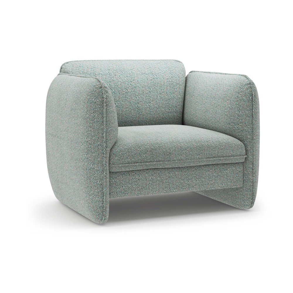 Kék zsenília fotel Georgia – Micadoni