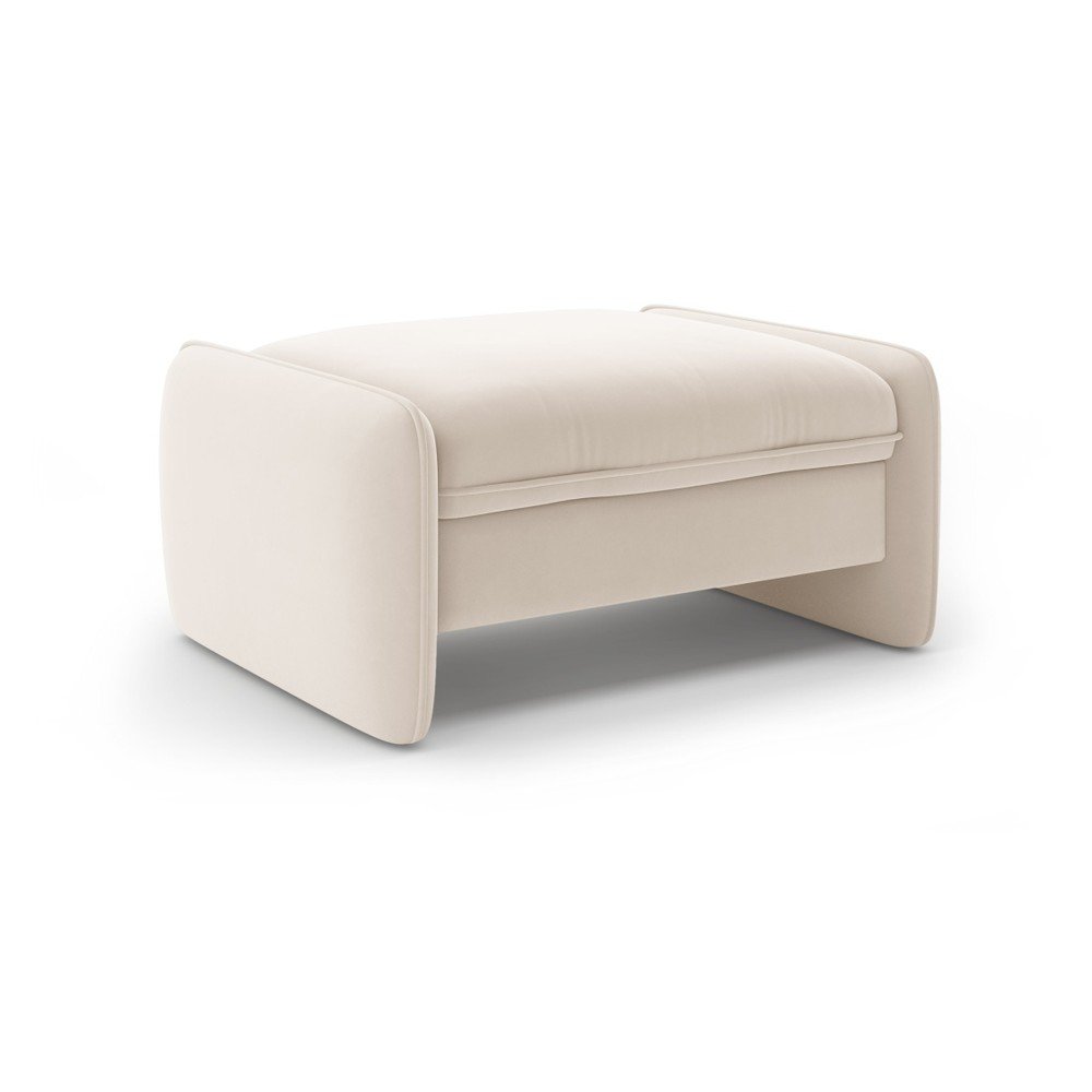 Krémszínű bársony lábtartó Georgia – Micadoni