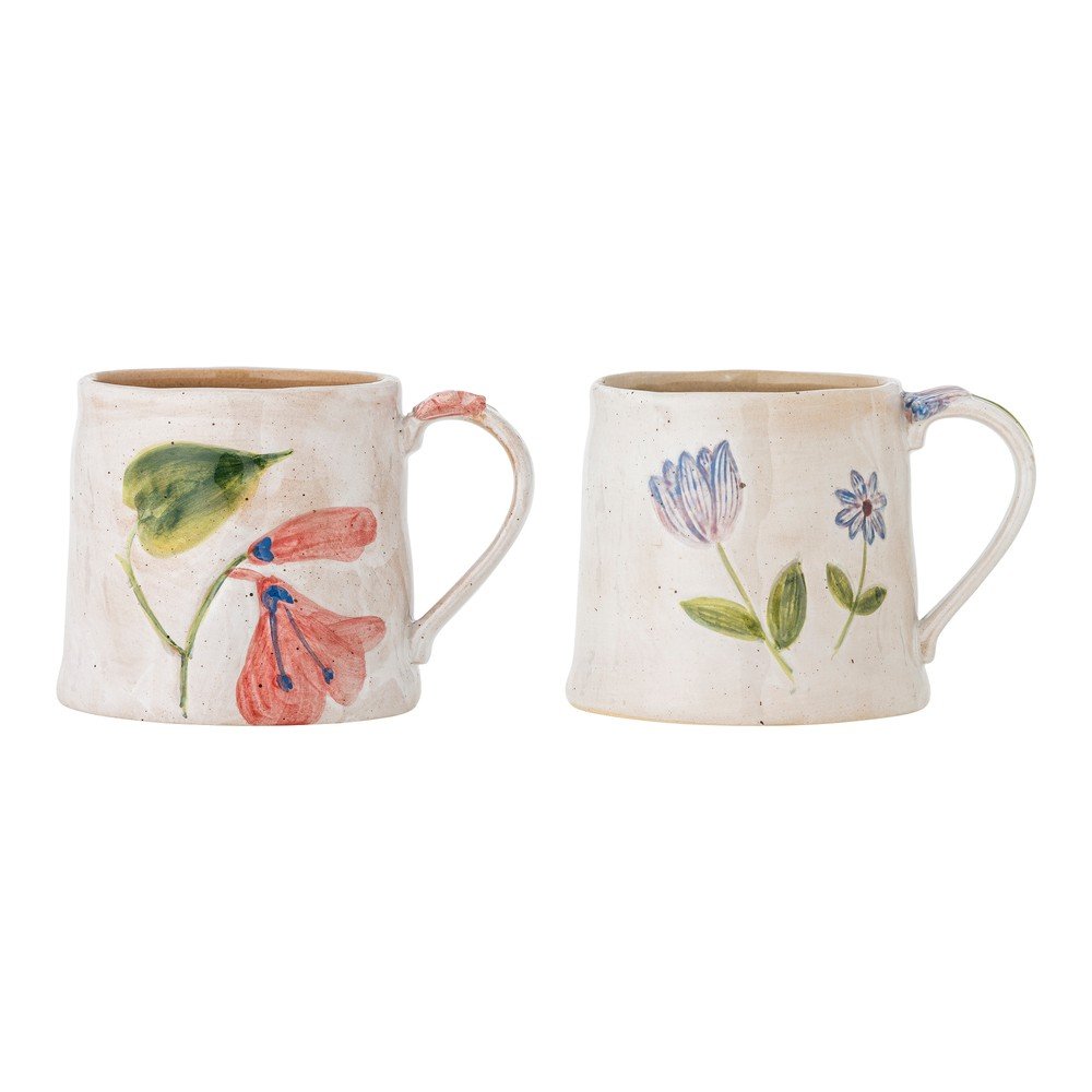 Krémszínű kerámia bögre szett 2 db-os 430 ml Camilla – Bloomingville