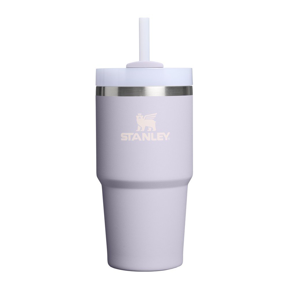 Levendula színű rozsdamentes acél termosz szívószállal 600 ml Quencher H2.O FlowState™ Tumbler Purple Dust – Stanley