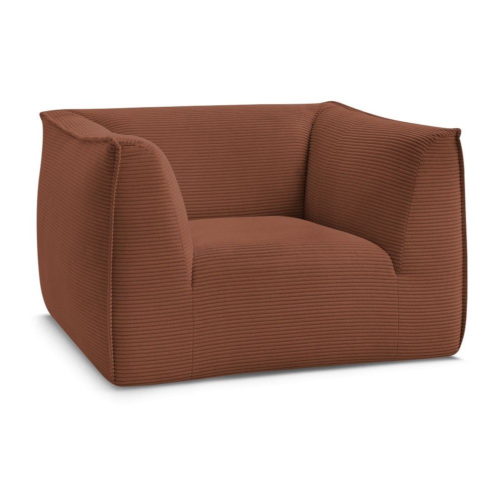 Narancssárga kordbársony fotel Giorgia – Bobochic Paris