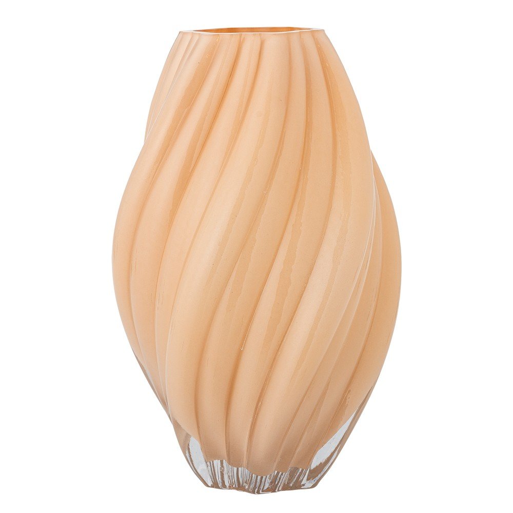 Narancssárga üveg váza (magasság 30 cm) Kanji – Bloomingville