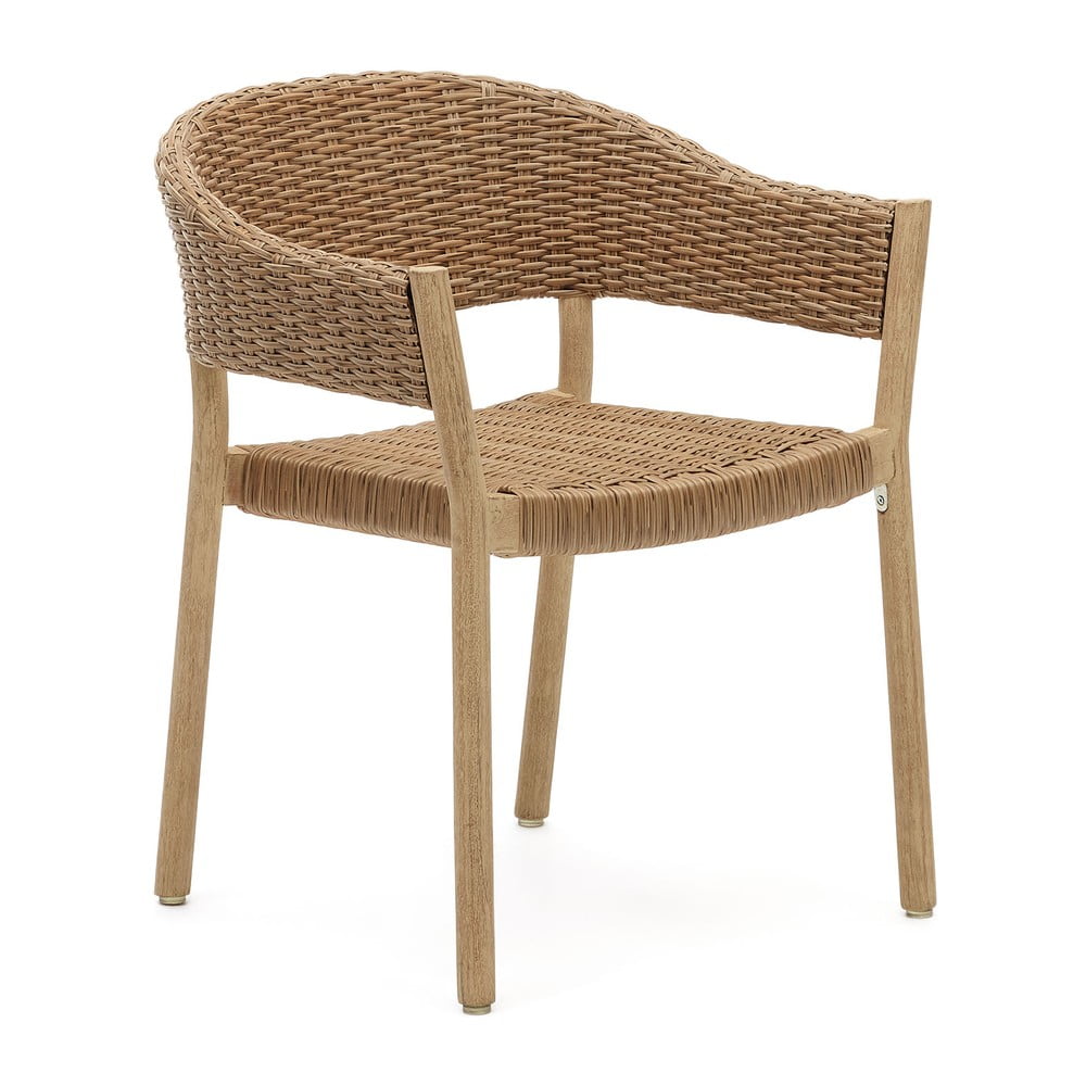 Natúr színű tömörfa kerti szék Pola – Kave Home