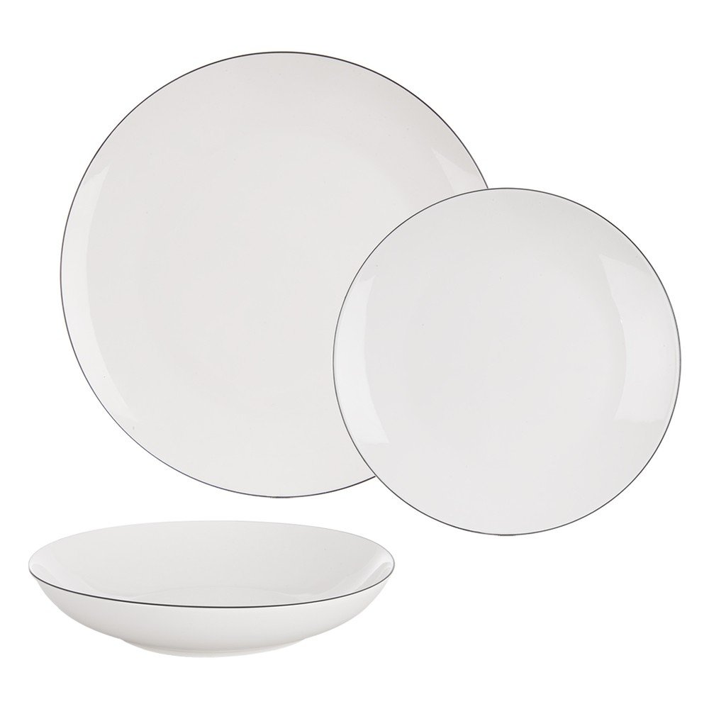 New bone china étkészlet 18 db-os Decora – Orion