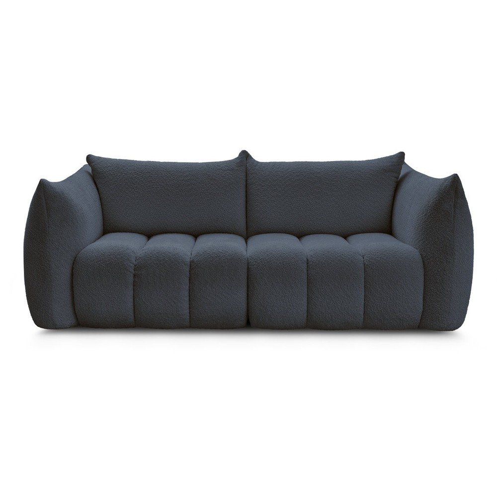 Sötétkék buklé kanapé 234 cm Azra – Bobochic Paris