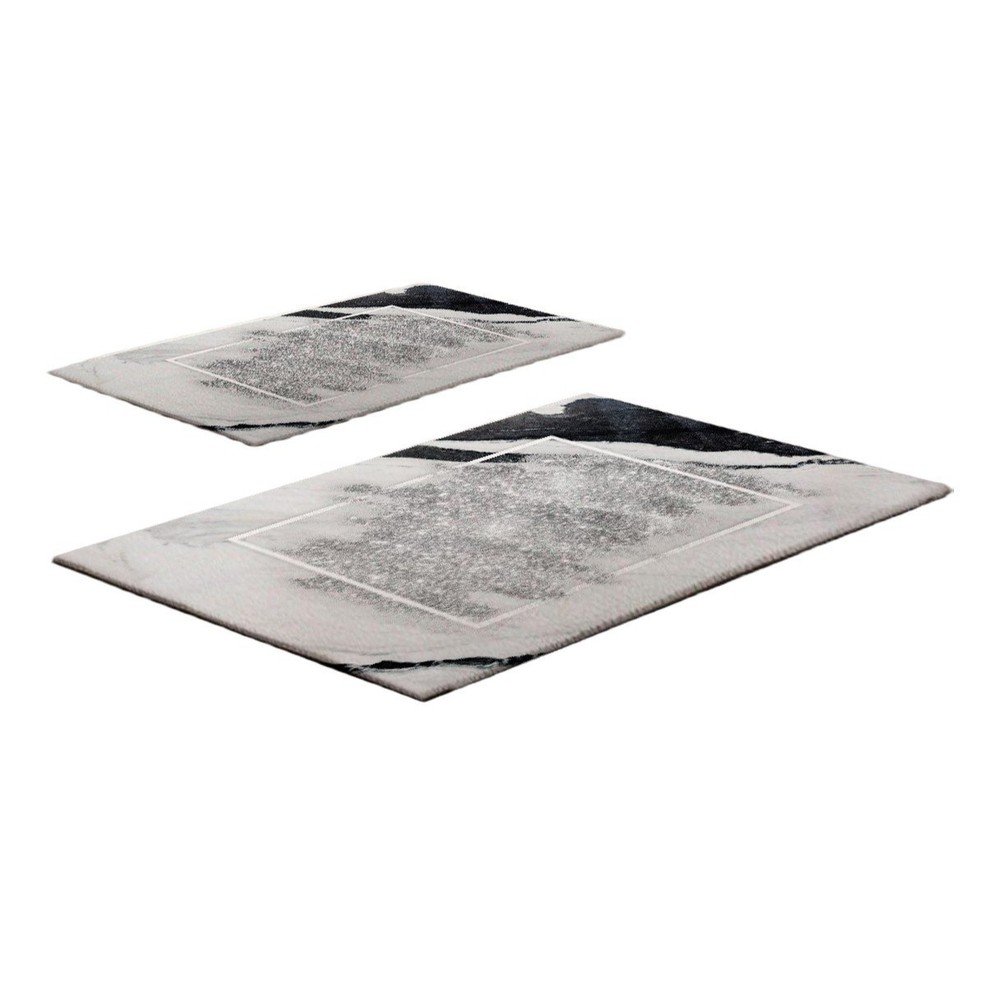 Szürkésbézs fürdőszobai kilépő szett 2 db-os 60x100 cm CT – Foutastic