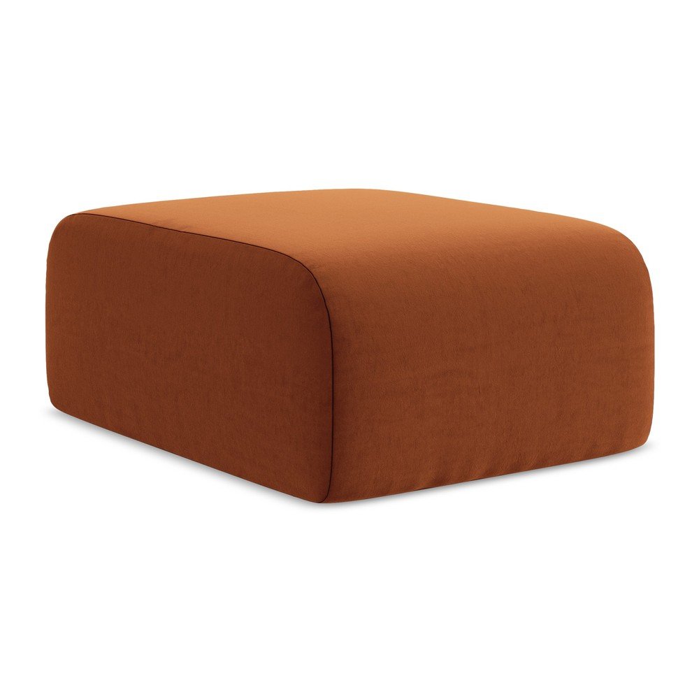 Terrakotta színű bársony lábtartó Lani – Makamii