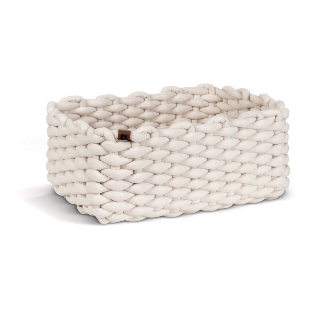 Textil tárolókosár 35x25x14 cm Peach Skin M – Bigso