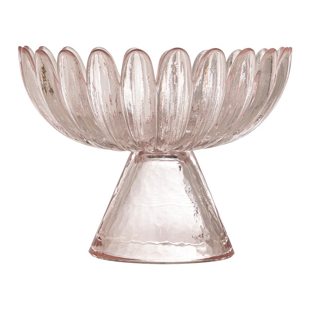 Világos rózsaszín üveg szervírozó tálka 220 ml Nalu – Bloomingville