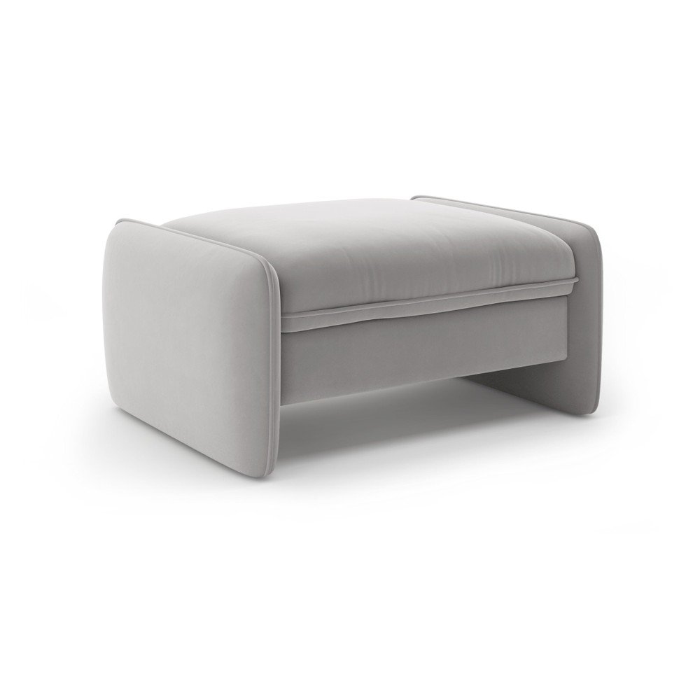 Világosszürke bársony lábtartó Georgia – Micadoni