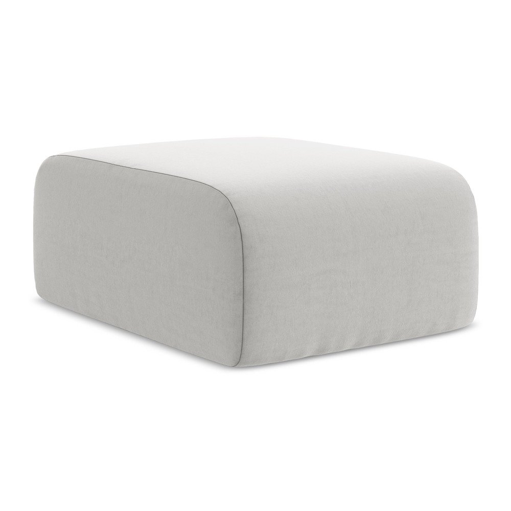 Világosszürke bársony lábtartó Lani – Makamii