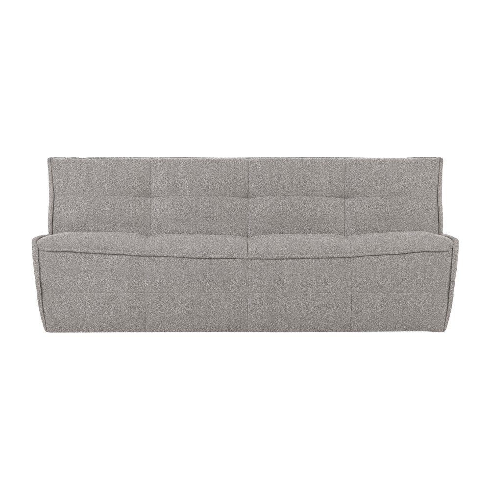 Világosszürke buklé kanapé 204 cm Cluster – vtwonen