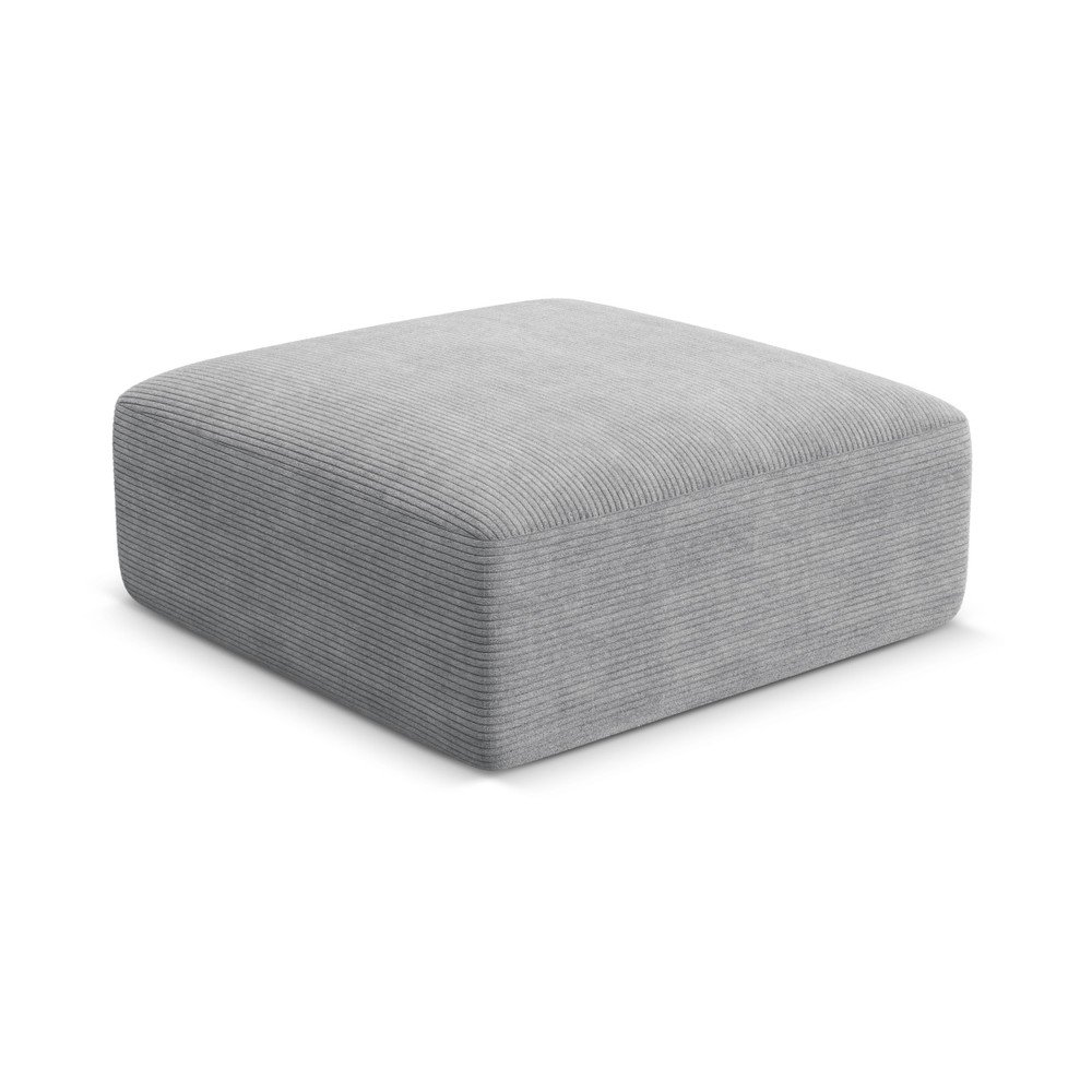 Világosszürke kordbársony lábtartó Campi – Cosmopolitan Design