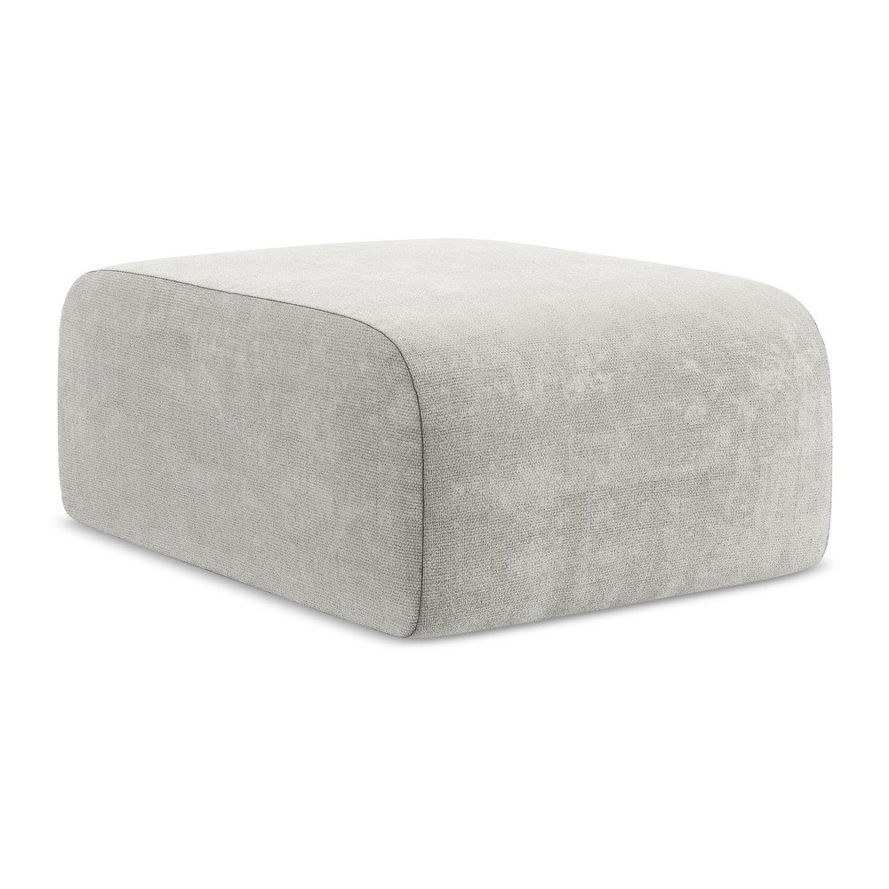 Világosszürke zsenília lábtartó Lani – Makamii