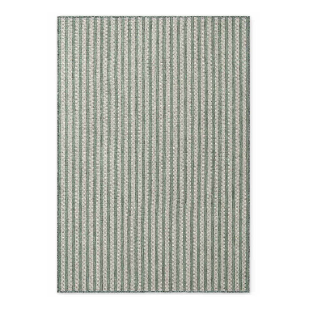 Zöld-krémszínű kültéri-beltéri szőnyeg 160x230 cm Haringey Linley – Ted Baker