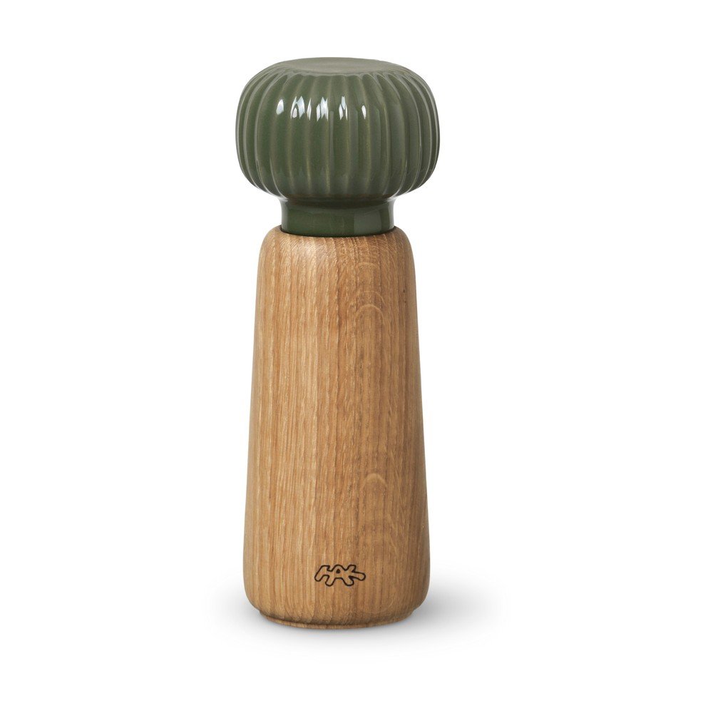 Zöld-natúr színű tömörfa só- és borsőrlő Hammershøi – Kähler Design