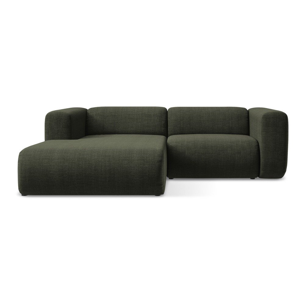 Zöld sarokkanapé (bal oldali-heverő résszel) Ekahi – Makamii