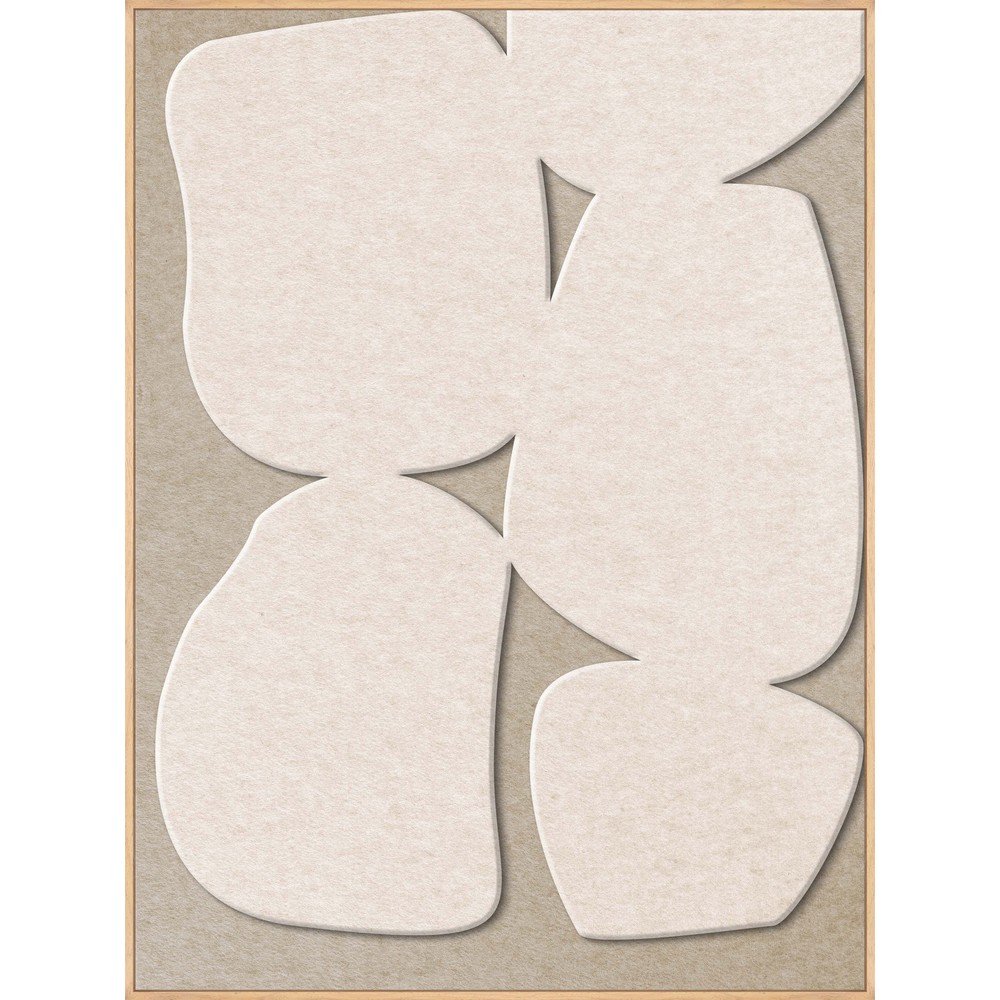 3D-s keretezett-akusztikus kép 90x120 cm Stone Path 1 – Malerifabrikken