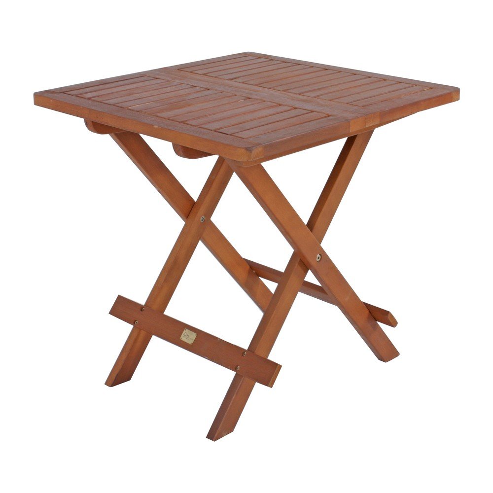 Akácfa kerti tárolóasztal 50x50 cm Cleveland – Garden Pleasure