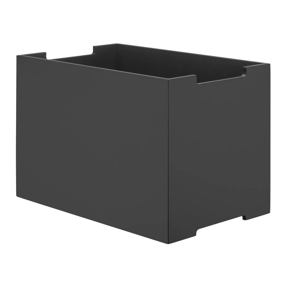 Antracitszürke tárolódoboz 25x39x27 cm Kasane L – Blomus
