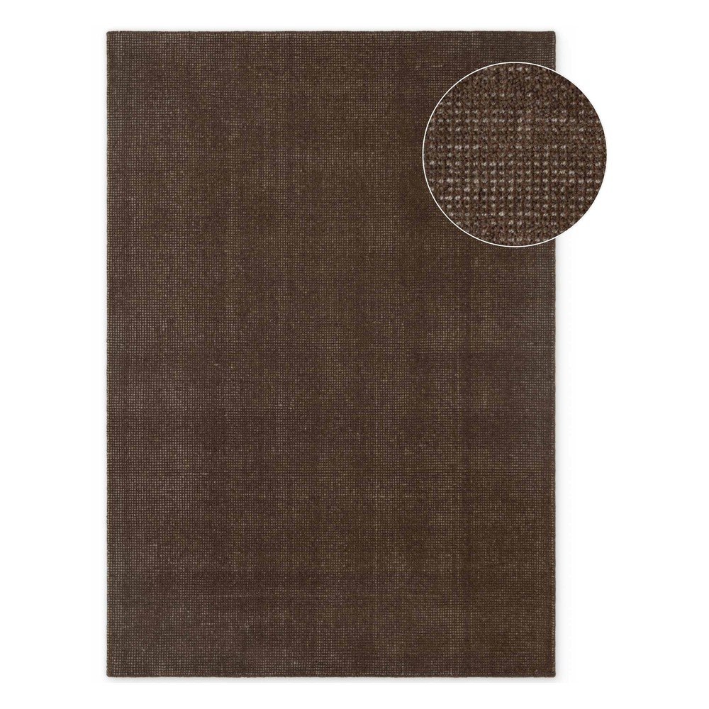 Barna kézi szövésű gyapjú szőnyeg 160x230 cm Greenwich – Ted Baker