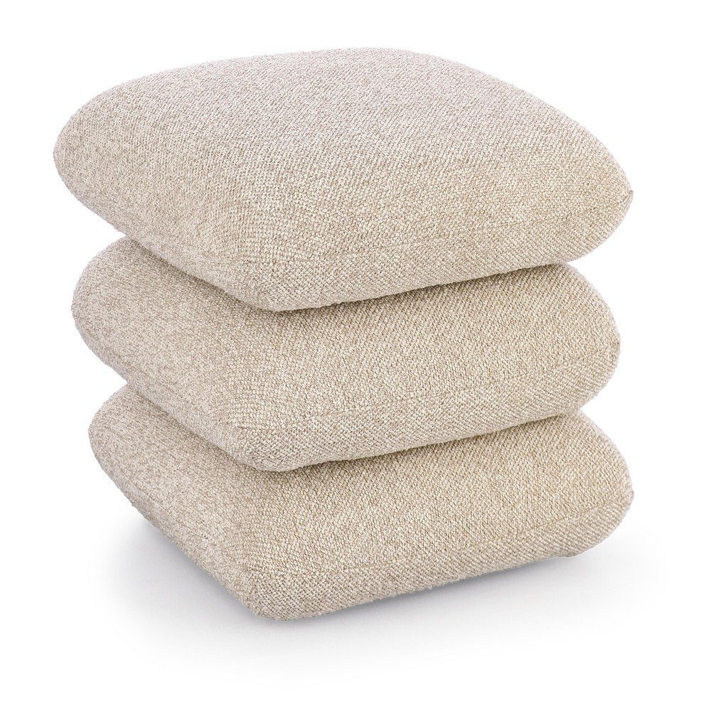 Bézs buklé puff Antara – Bizzotto