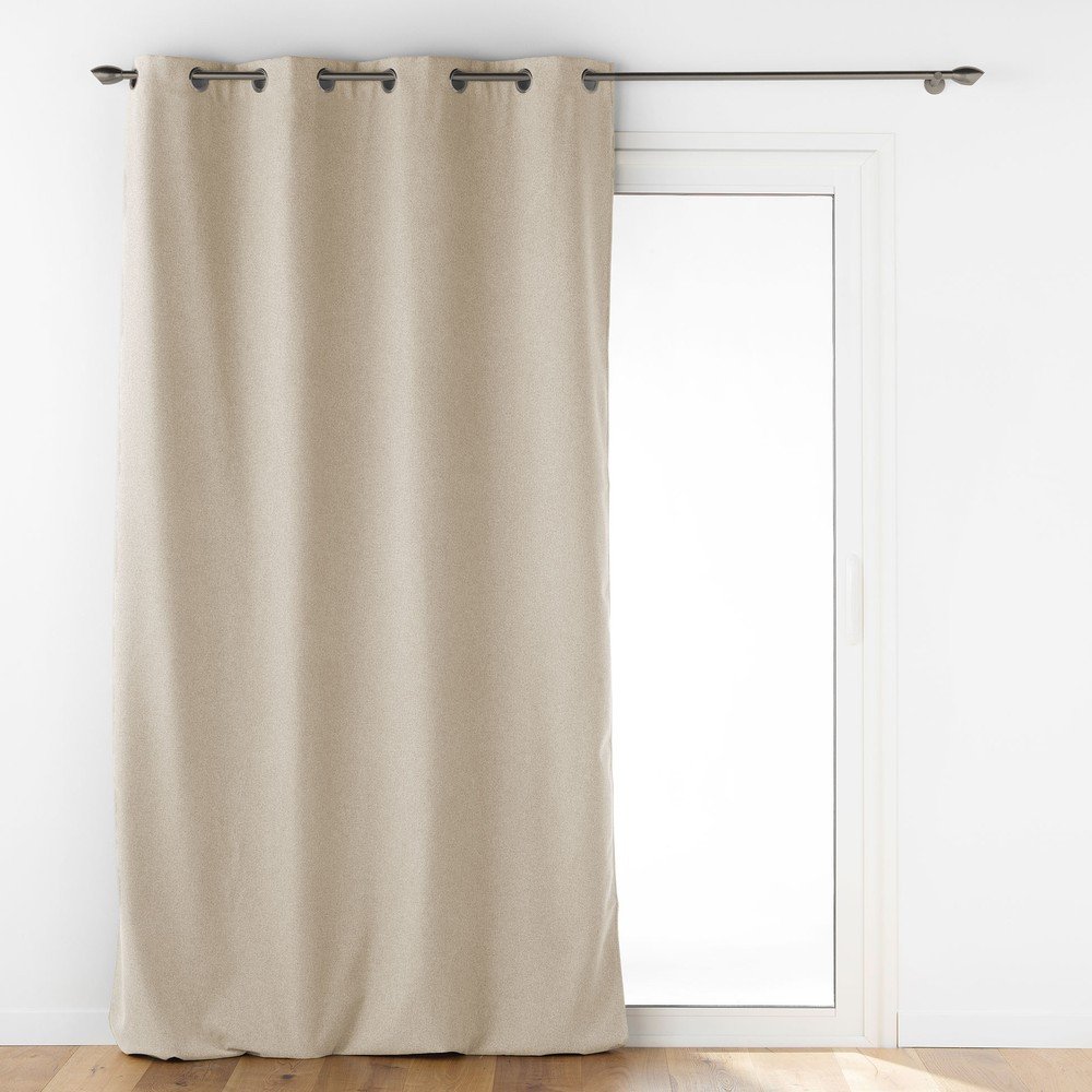 Bézs függöny 140x260 cm Jupiter – douceur d'intérieur