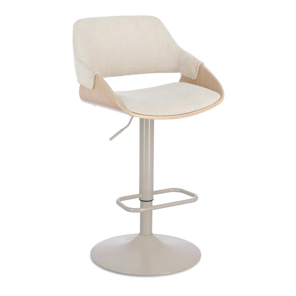 Bézs kárpitozott állítható magasságú bárszék (ülésmagasság 83 cm) Roxanne – Bizzotto