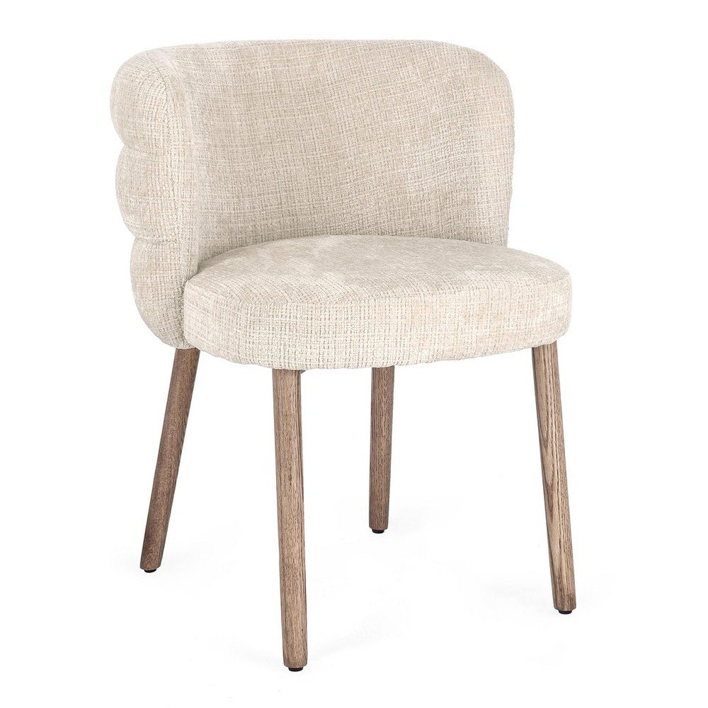 Bézs kárpitozott étkezőszék Ilma – Bizzotto