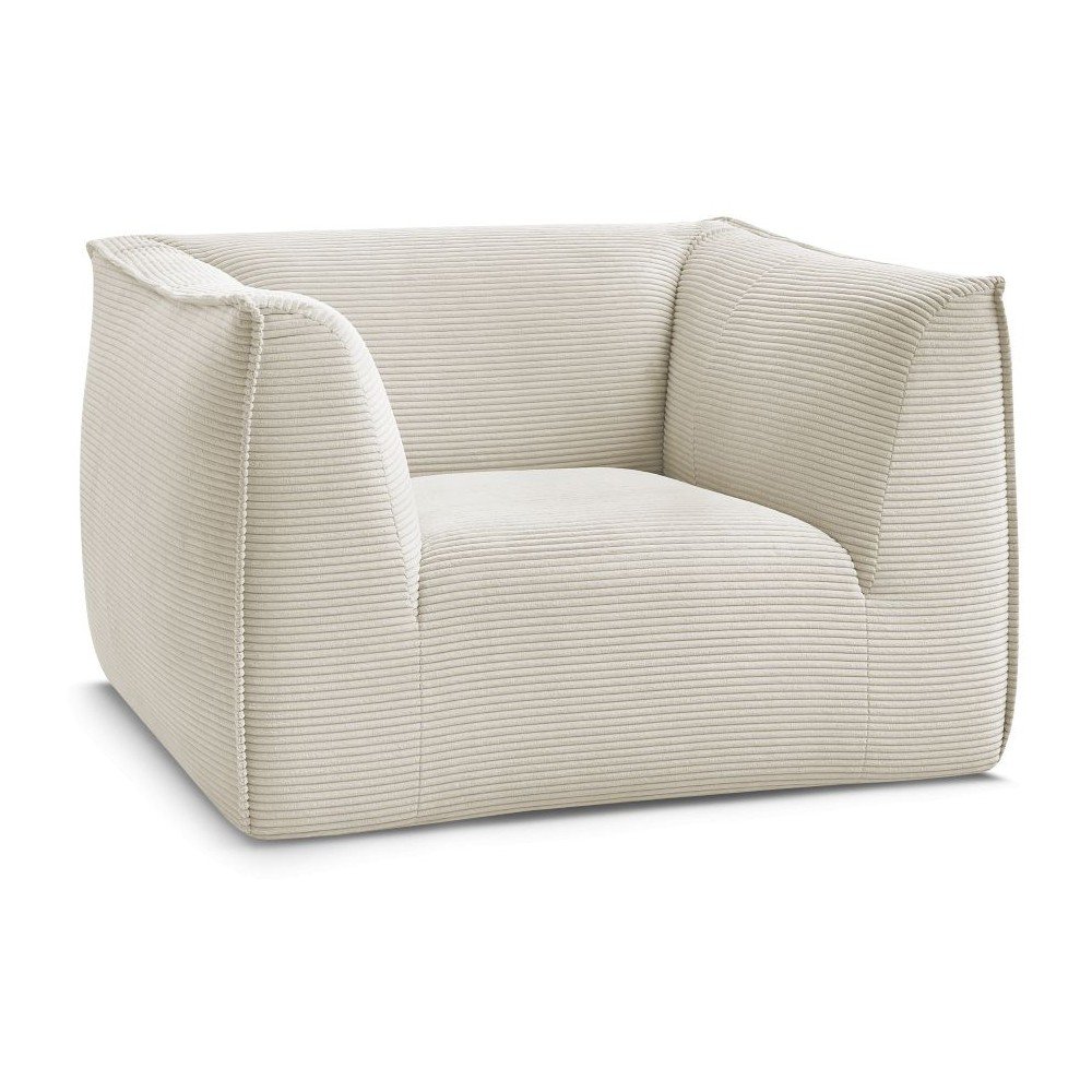 Bézs kordbársony fotel Giorgia – Bobochic Paris