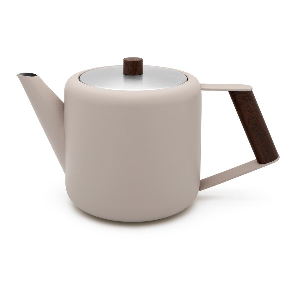 Bézs rozsdamentes acél teáskanna 1