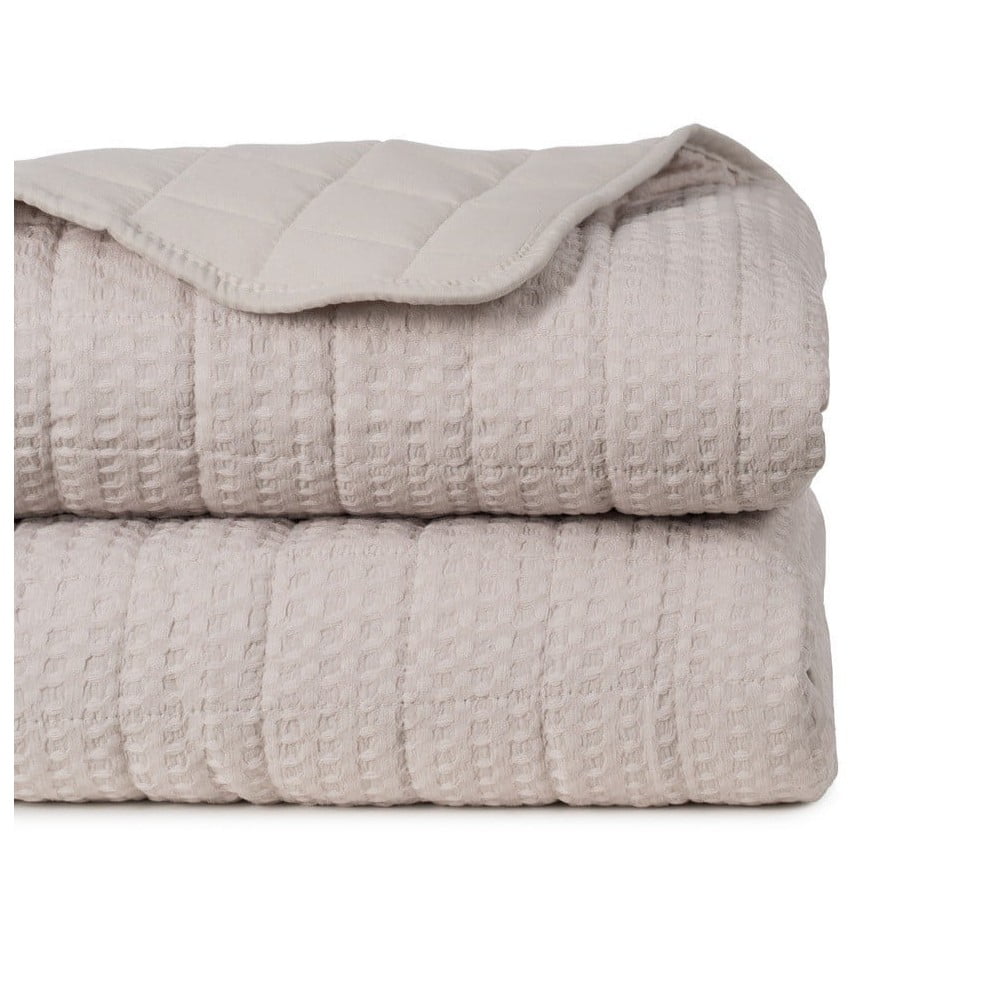 Bézs steppelt ágytakaró 240x260 cm – Ixia