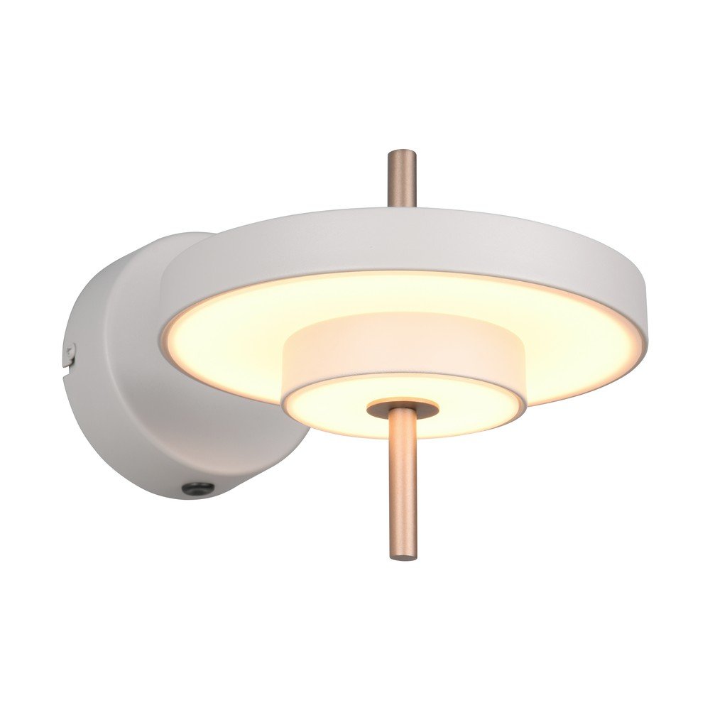 Elefántcsont színű LED dimmelhető  fali lámpa hajlítható szerkezettel ø 20 cm Keaton – Trio