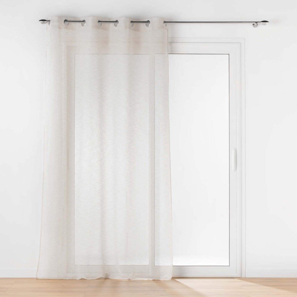 Elefántcsont színű voile fényáteresztő függöny 140x240 cm Carlin – douceur d'intérieur