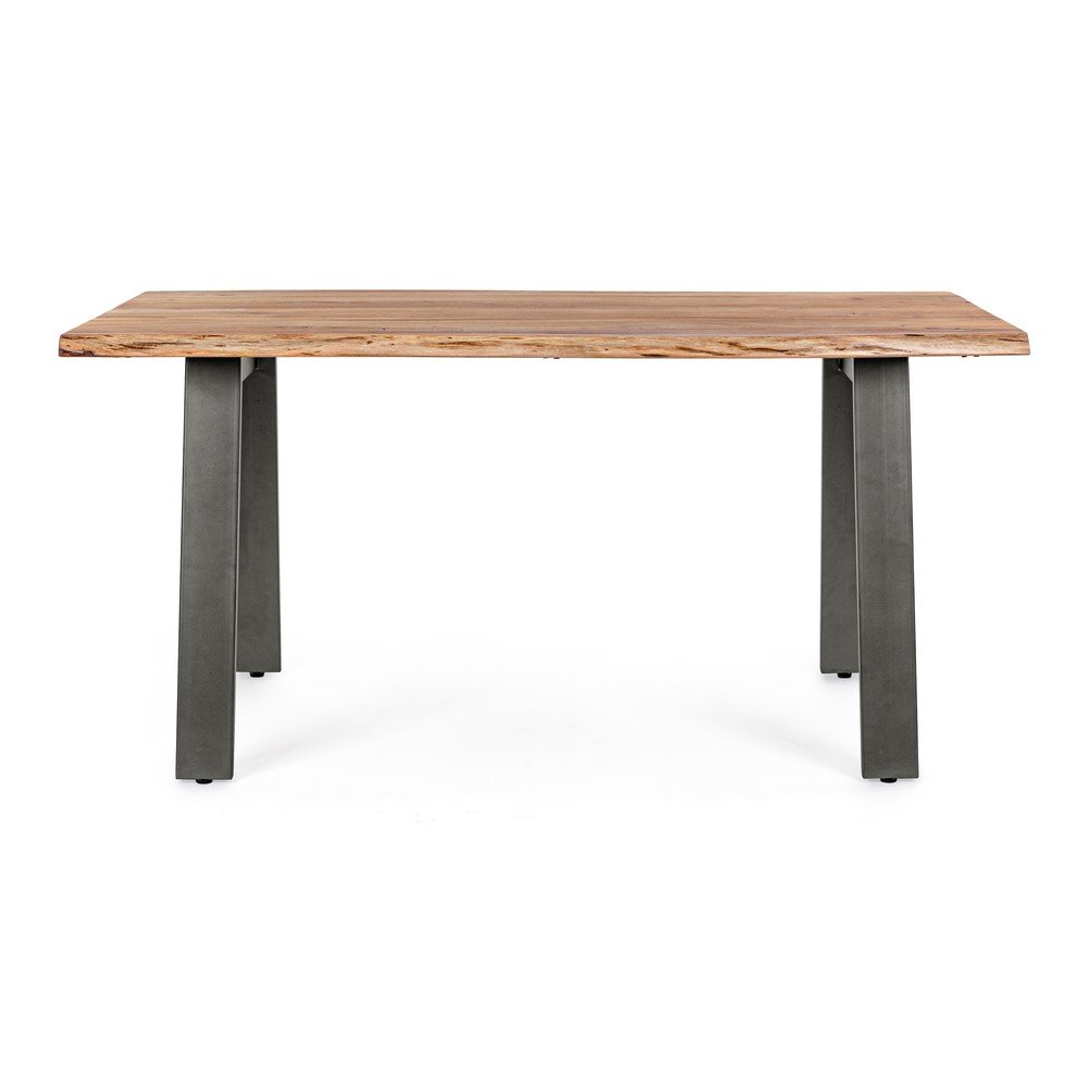 Étkezőasztal akácfa asztallappal 90x160 cm Aron – Bizzotto