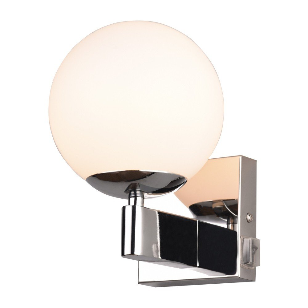 Ezüstszínű fali lámpa ø 14 cm Kula – Trio